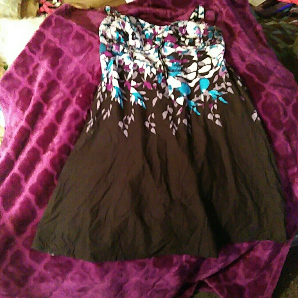 Plus Size Floral Dress